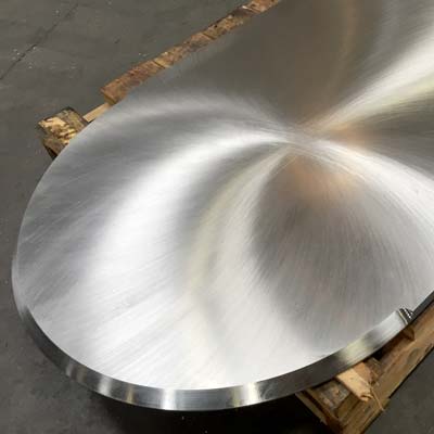 machined and beveled stainless steel