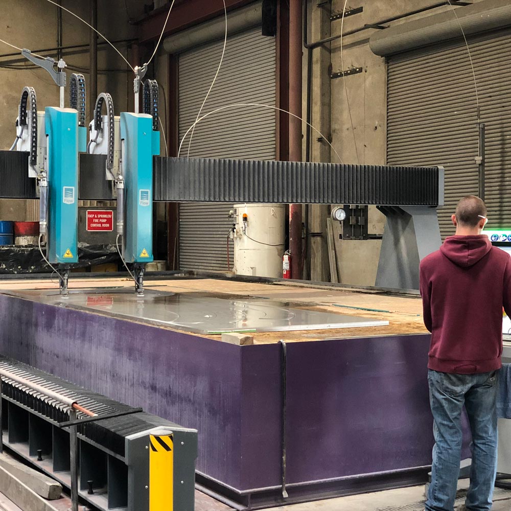 Giant Waterjet Northwest Waterjet-Cutting Machine