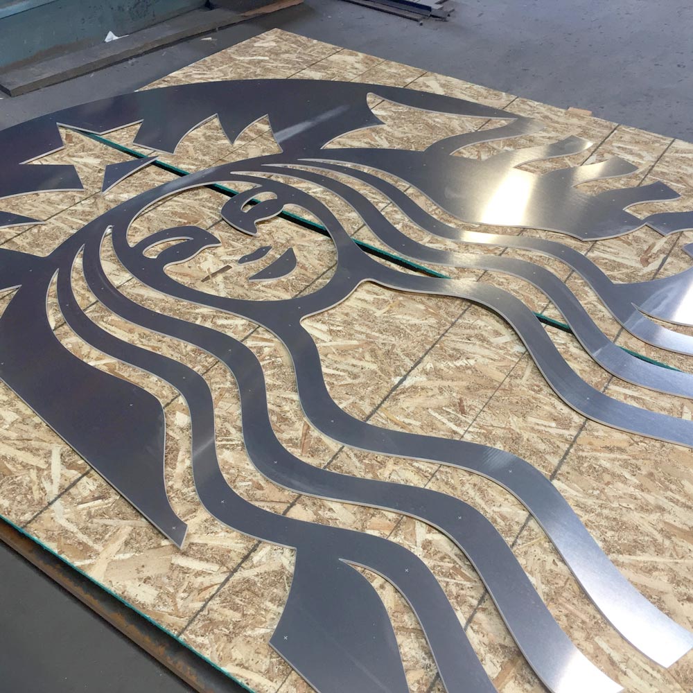 Aluminum Signage for Starbucks